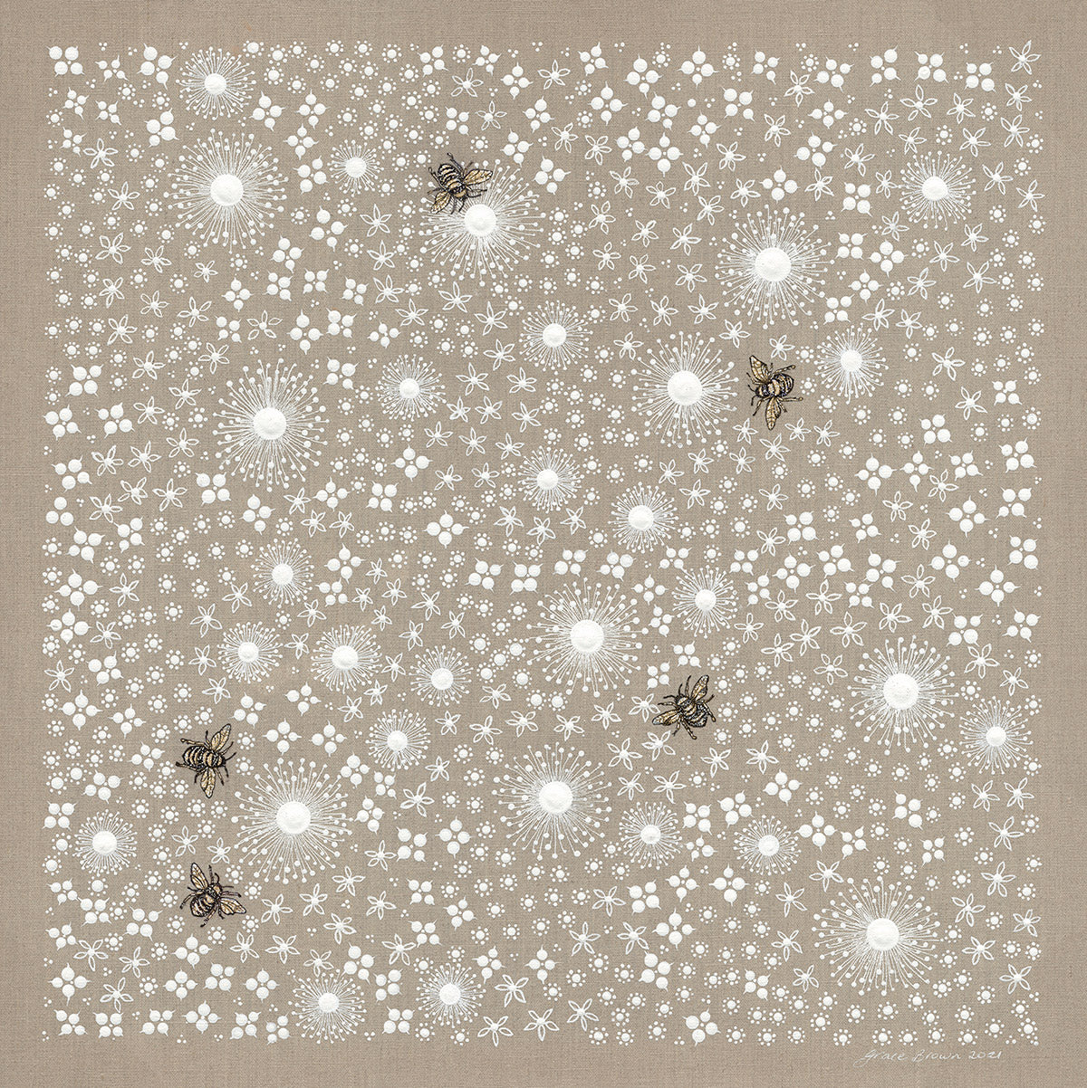 TEDDY BEAR BEES 2 - Print - Limited Edition