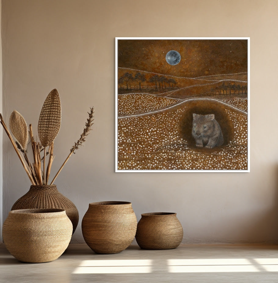 WOMBAT DREAMING - Print - Limited Edition