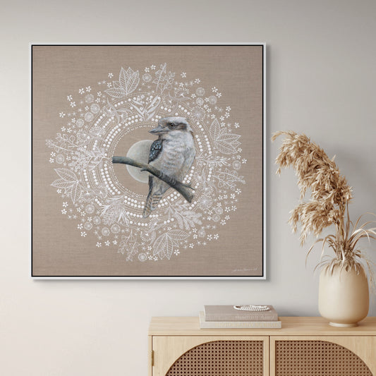 KOOKABURRA - Framed Canvas Print - Limited Edition