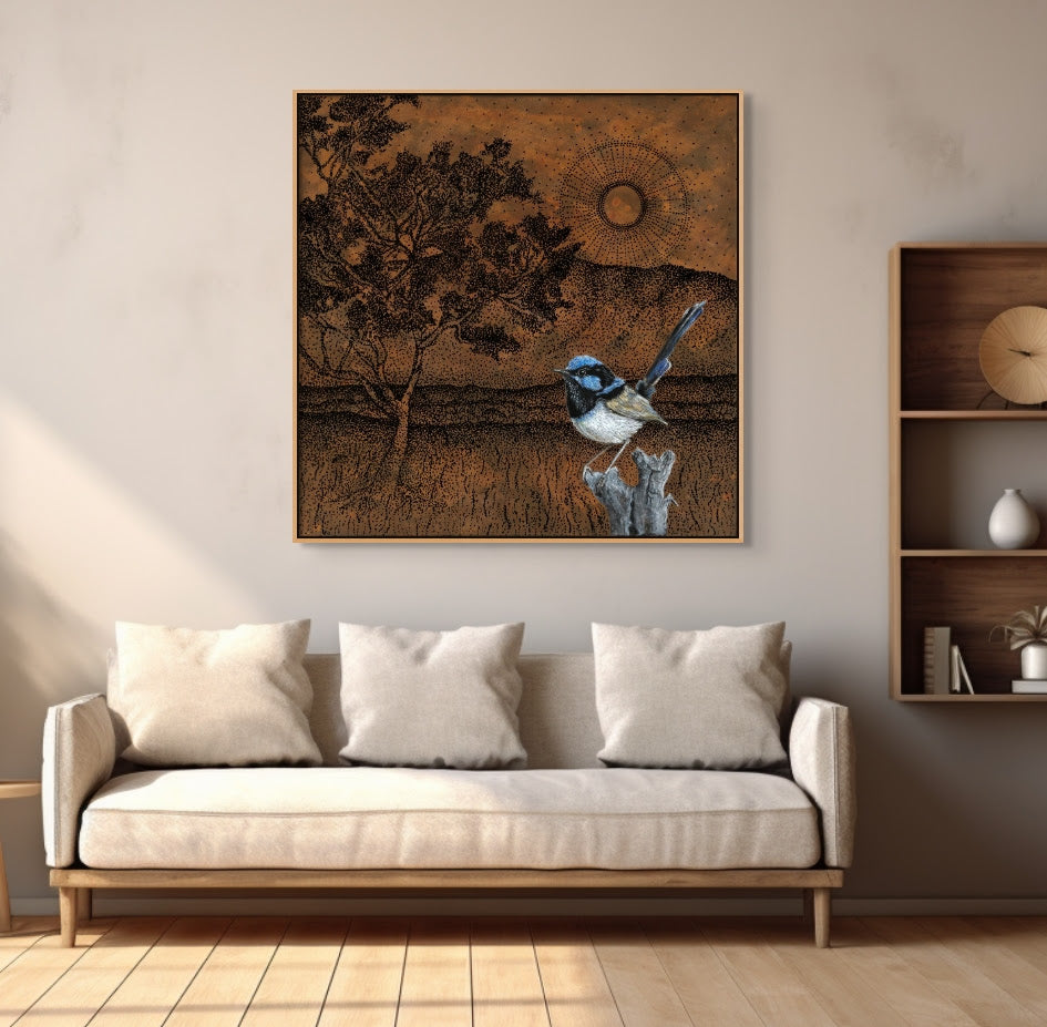 SUPERB FAIRY WREN - Limited Edition Art Print