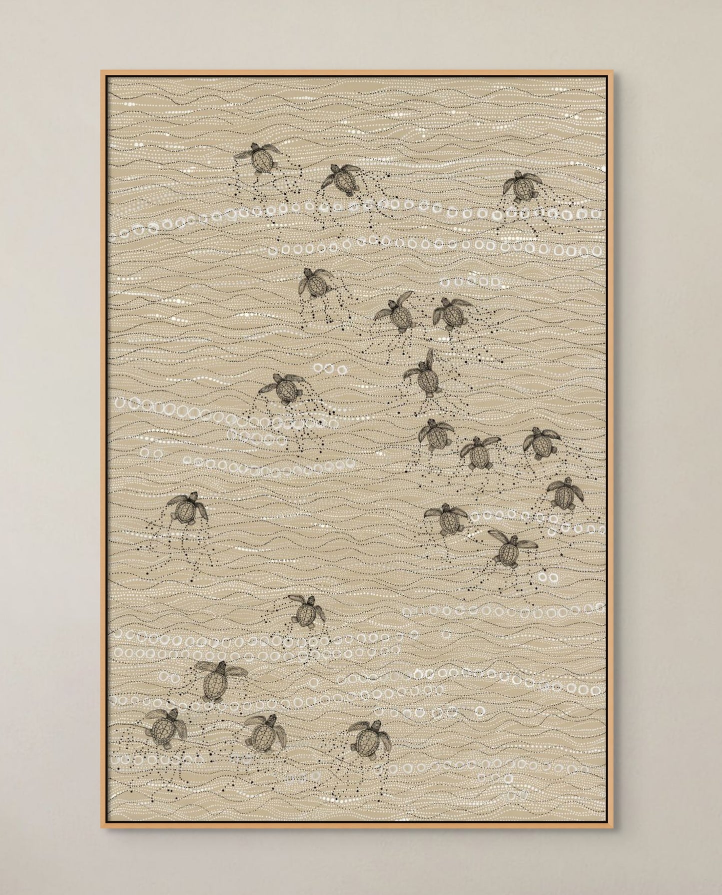 SEA TURTLES - LOGGERHEAD BABIES - FIGHT FOR LIFE - Print - Limited Edition