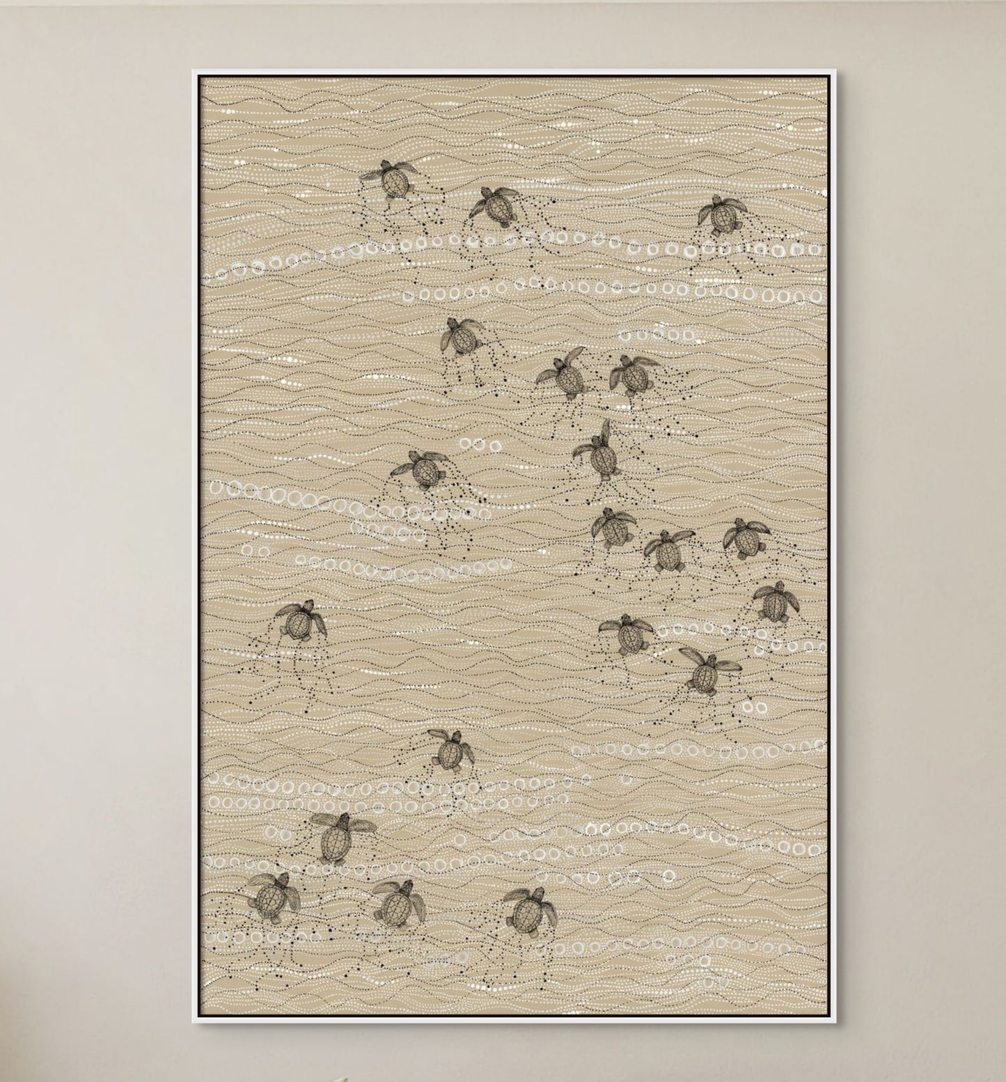 SEA TURTLES - LOGGERHEAD BABIES - FIGHT FOR LIFE - Print - Limited Edition